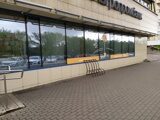 удаление повреждений стекла ,полировка витража банка в Минске